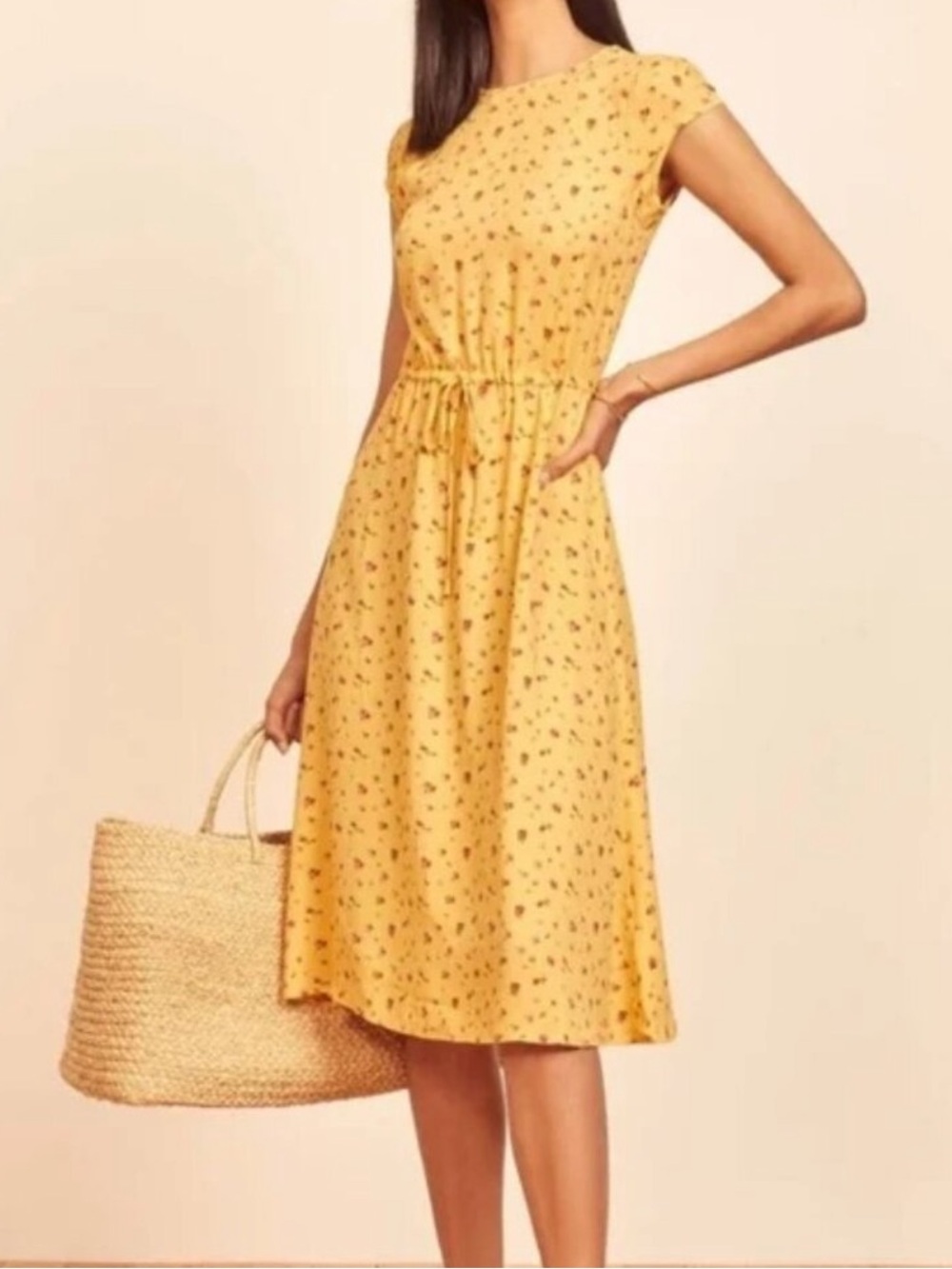 Reformation Rockwell dress in Gwen ditsy floral print. Size 2 EUC.